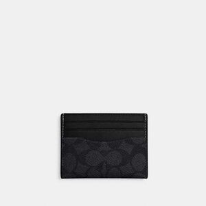 Slim Id Card Case In Signature Canvas